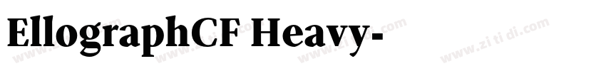 EllographCF Heavy字体转换 EllographCF Heavy字体转换